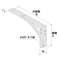 カウンターブラケット - 点検口,棚柱,床下収納庫なら信頼のSPGブランド